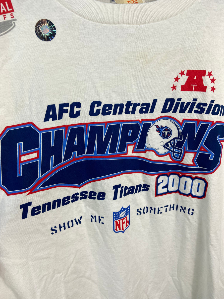 Tennessee Titans AFC Central Champs Show Me Something Tee Sz XXL – Music  City Vintage