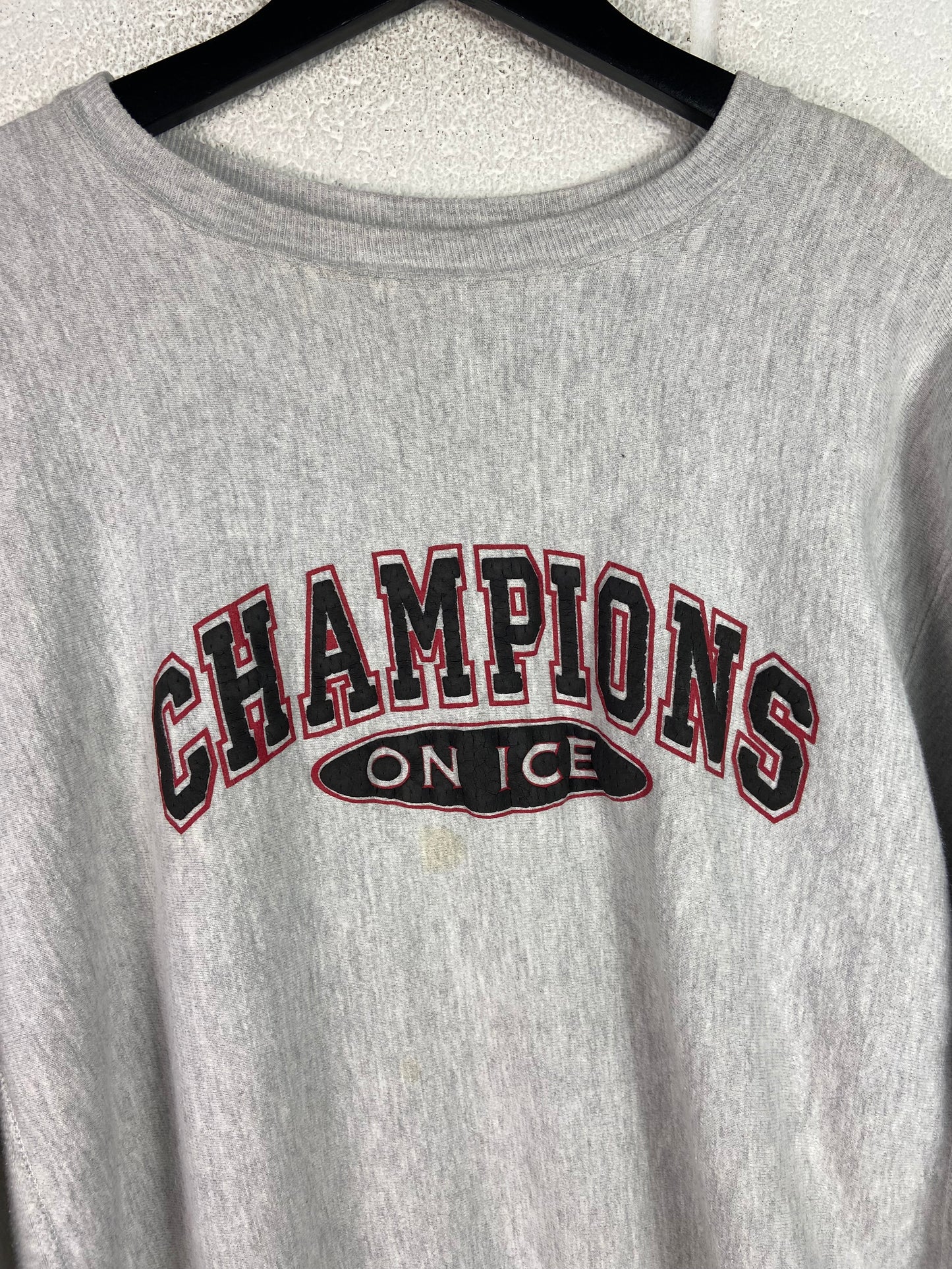 VTG Champions on Ice Champion Reverse Weave Sweatshirt Sz L