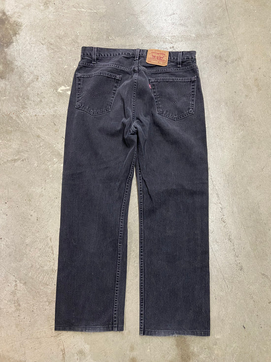 Vtg Levis Black 505 Jeans Sz 34x28