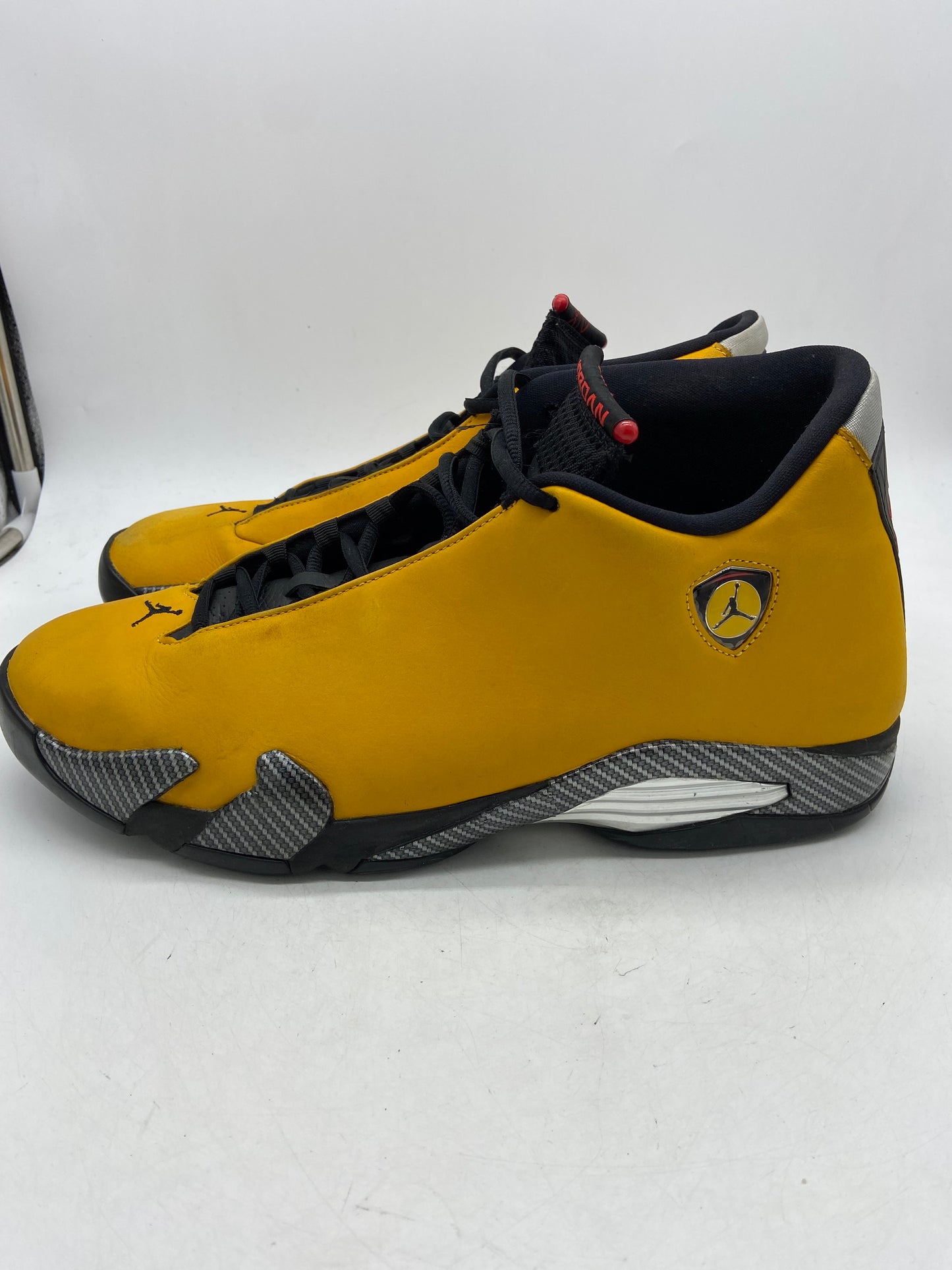 Preowned Air Jordan 14 Retro 'Reverse Ferrari' Sz 14M/15.5W BQ3685-706