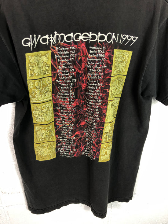 VTG GWAR Gwarmageddon We Kill Everything 1999 Tour Tee Sz Med