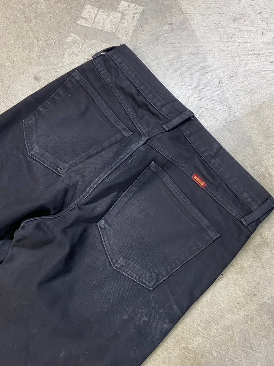 VTG Black Rustler Denim Sz 32x30