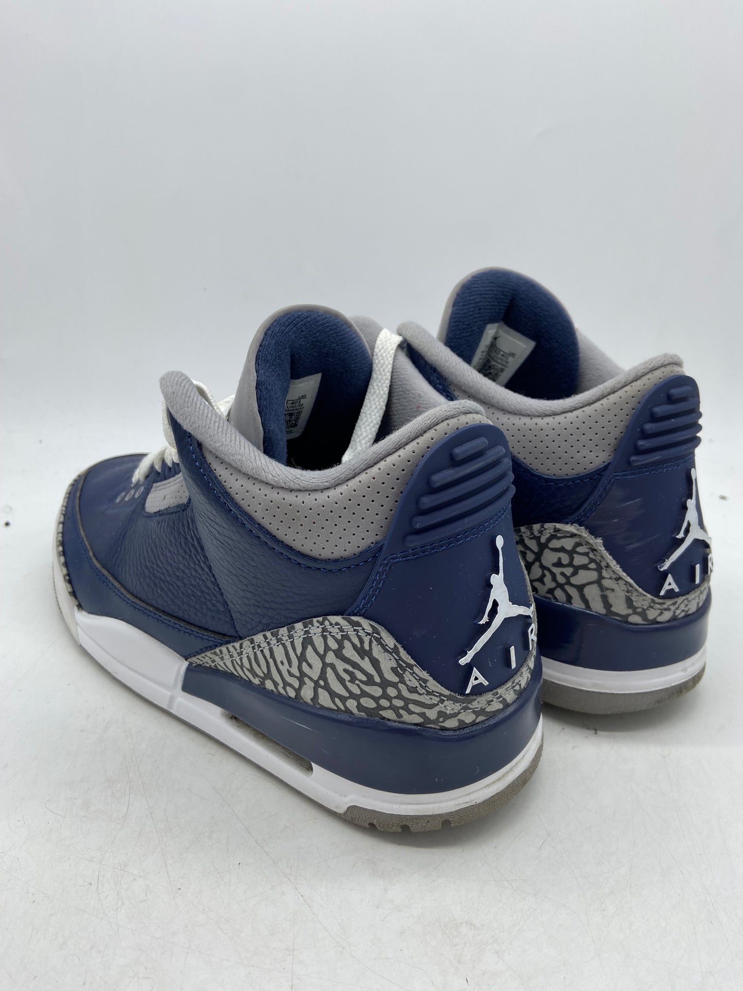 Preowned Jordan 3 Retro Georgetown (2021) Sz 9M/10.5W - CT8532-401