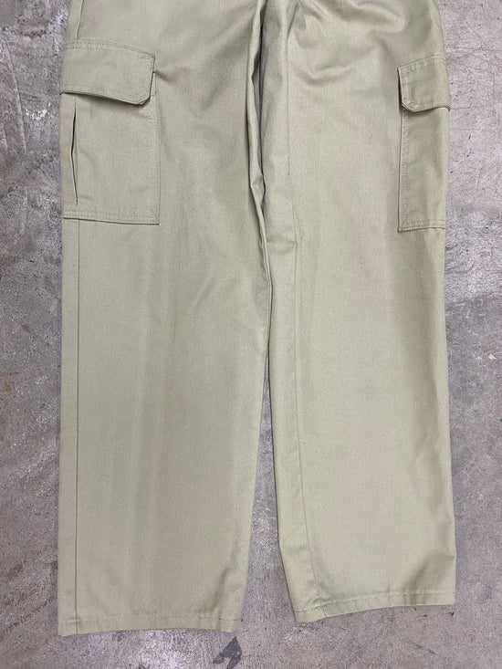 VTG Dickes Tan Cargo Chino Pants Sz 32x31