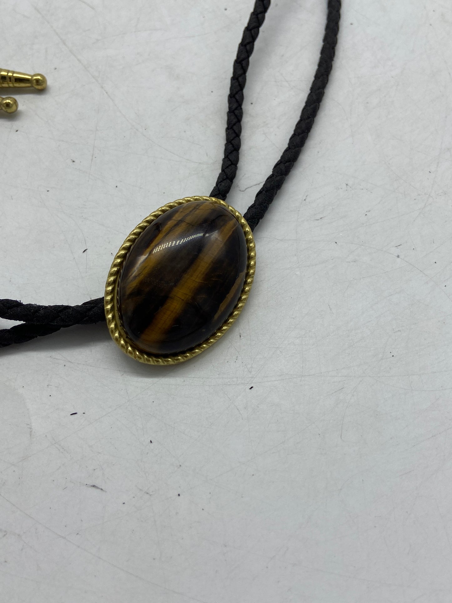 VTG Brown Gem Bolo Tie
