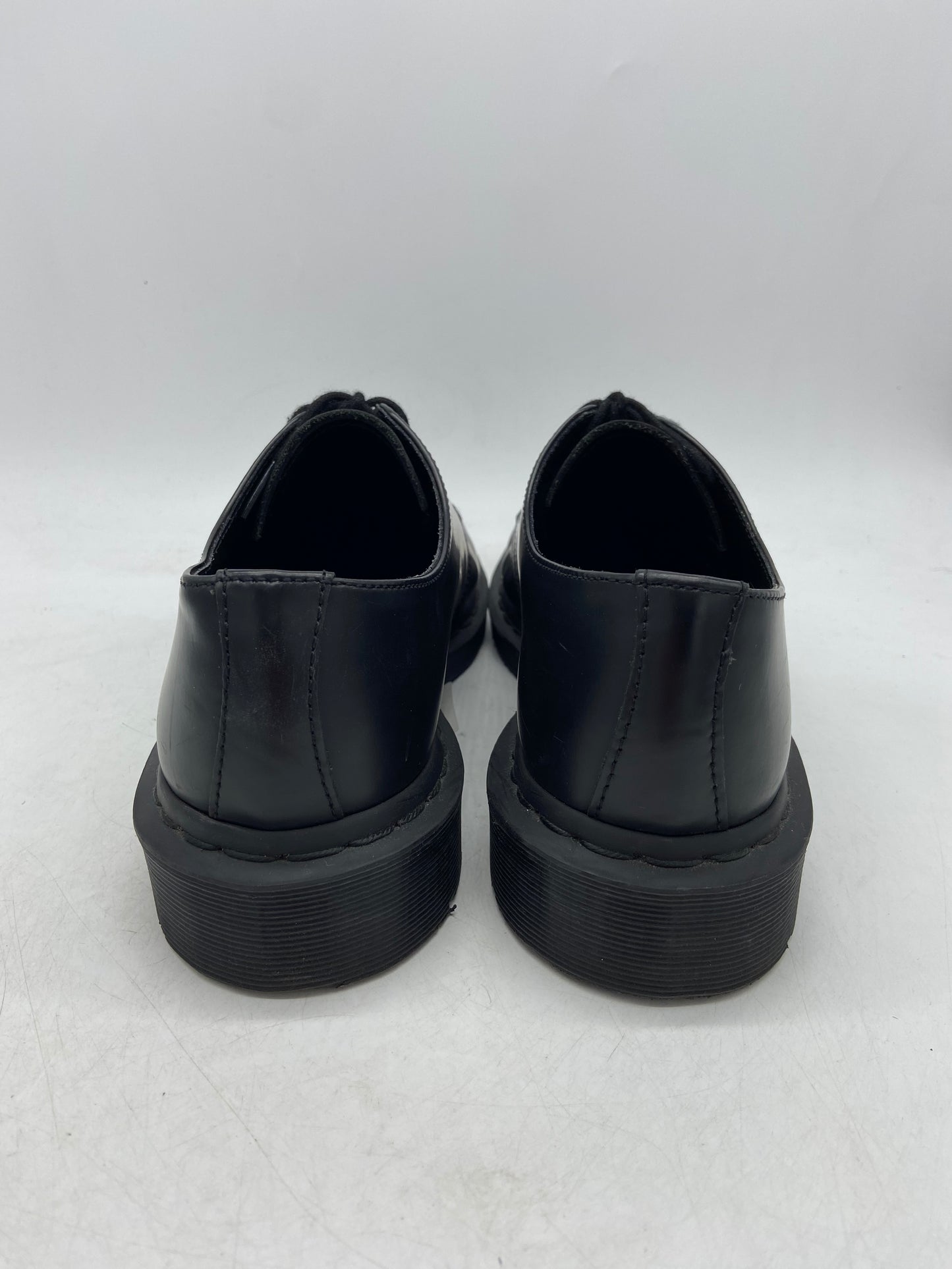 Dr. Martens Black 1461 Mono Smooth Leather Oxfords Sz 7W/5.5Y