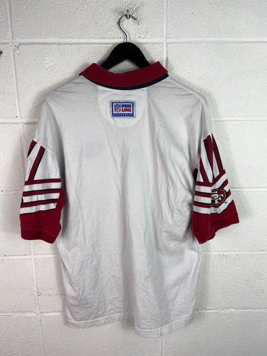 VTG San Francisco 49ers Starter Pro Line Polo Shirt Sz L/XL
