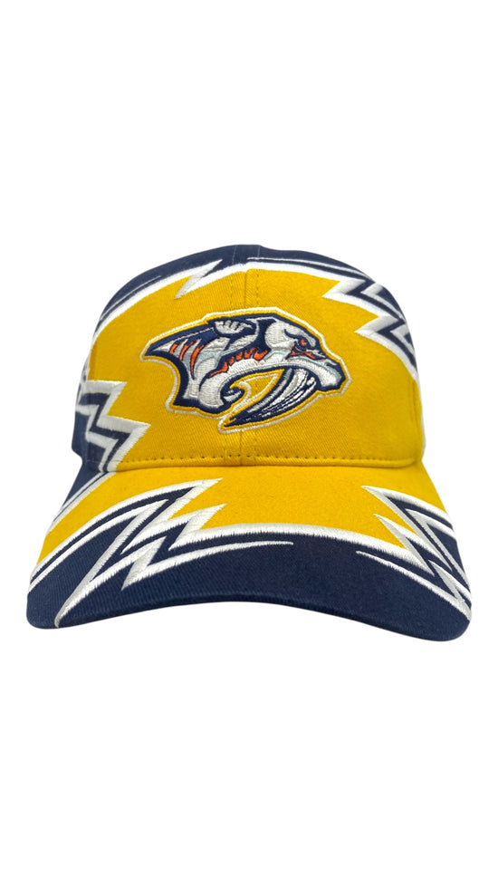 VTG Y2K Nashville Predators American Needle Hook And Loop Hat