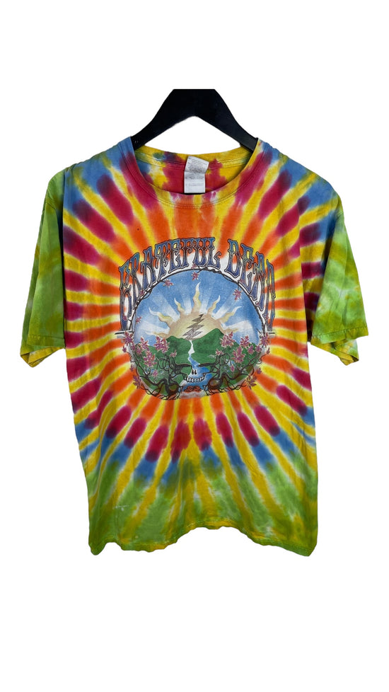 Grateful Dead Waterfall Print Tee Sz L