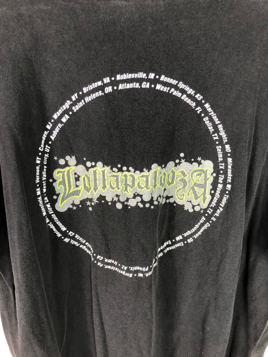 VTG Thrashed Lollapalooza Tour Tee Sz XL