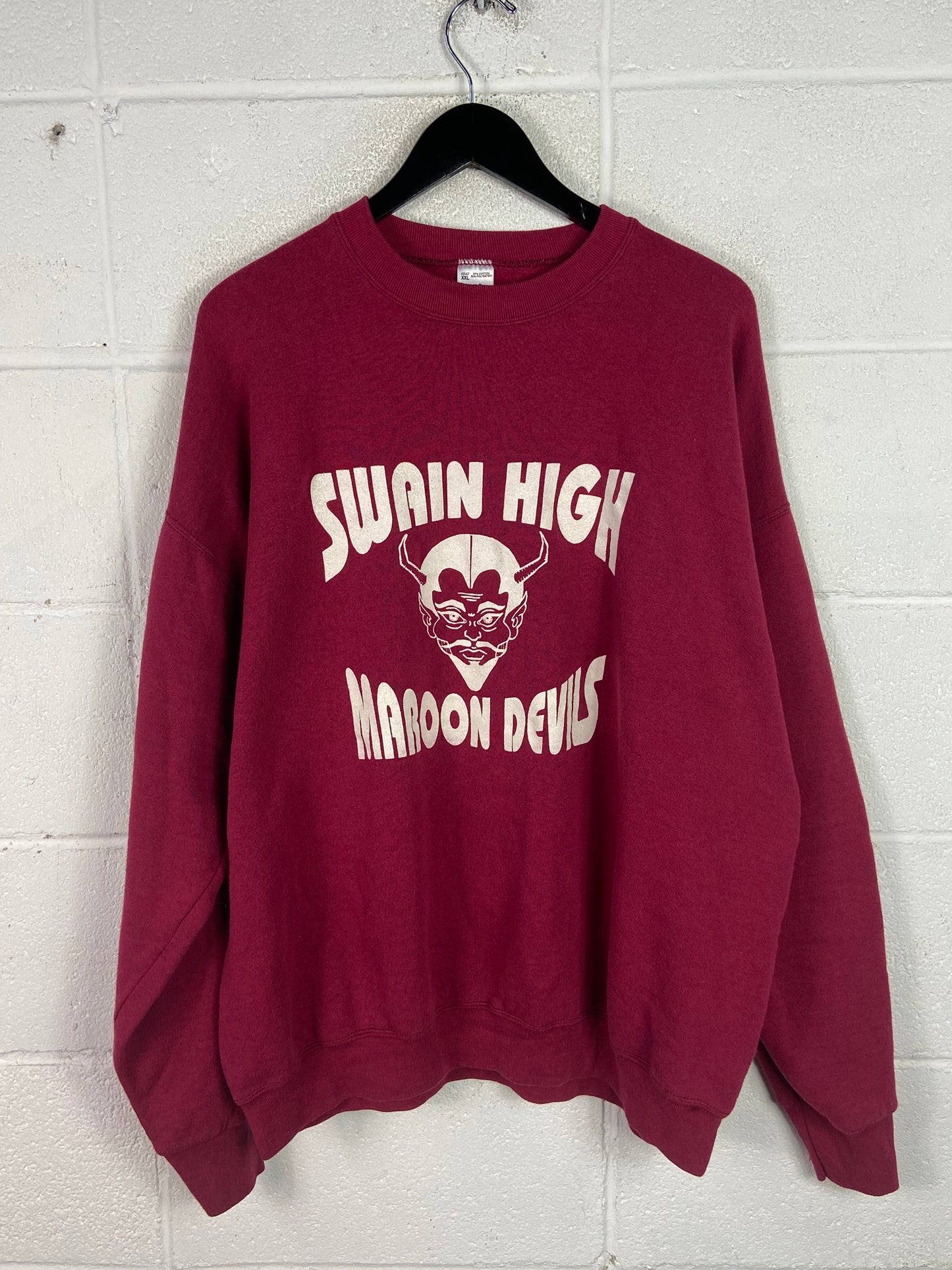 VTG Swain High Devils Sweatshirt Sz XL