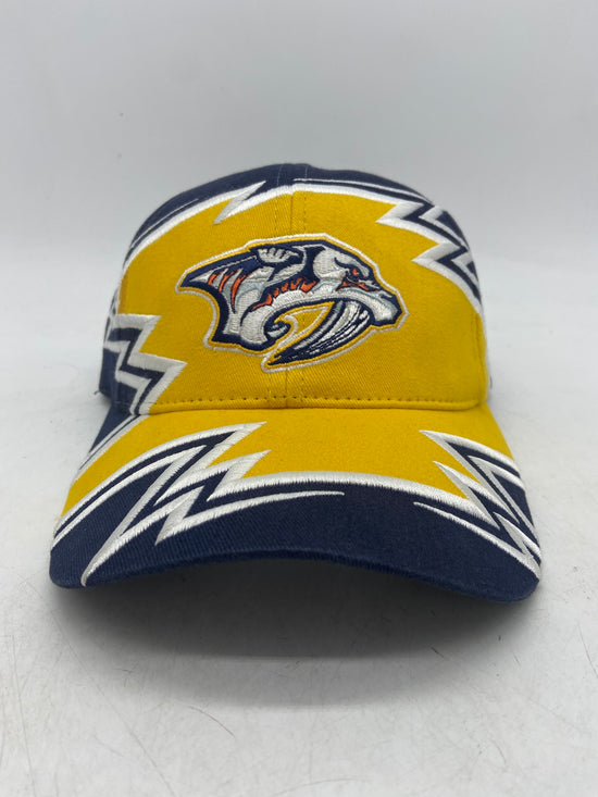 VTG Y2K Nashville Predators American Needle Hook And Loop Hat