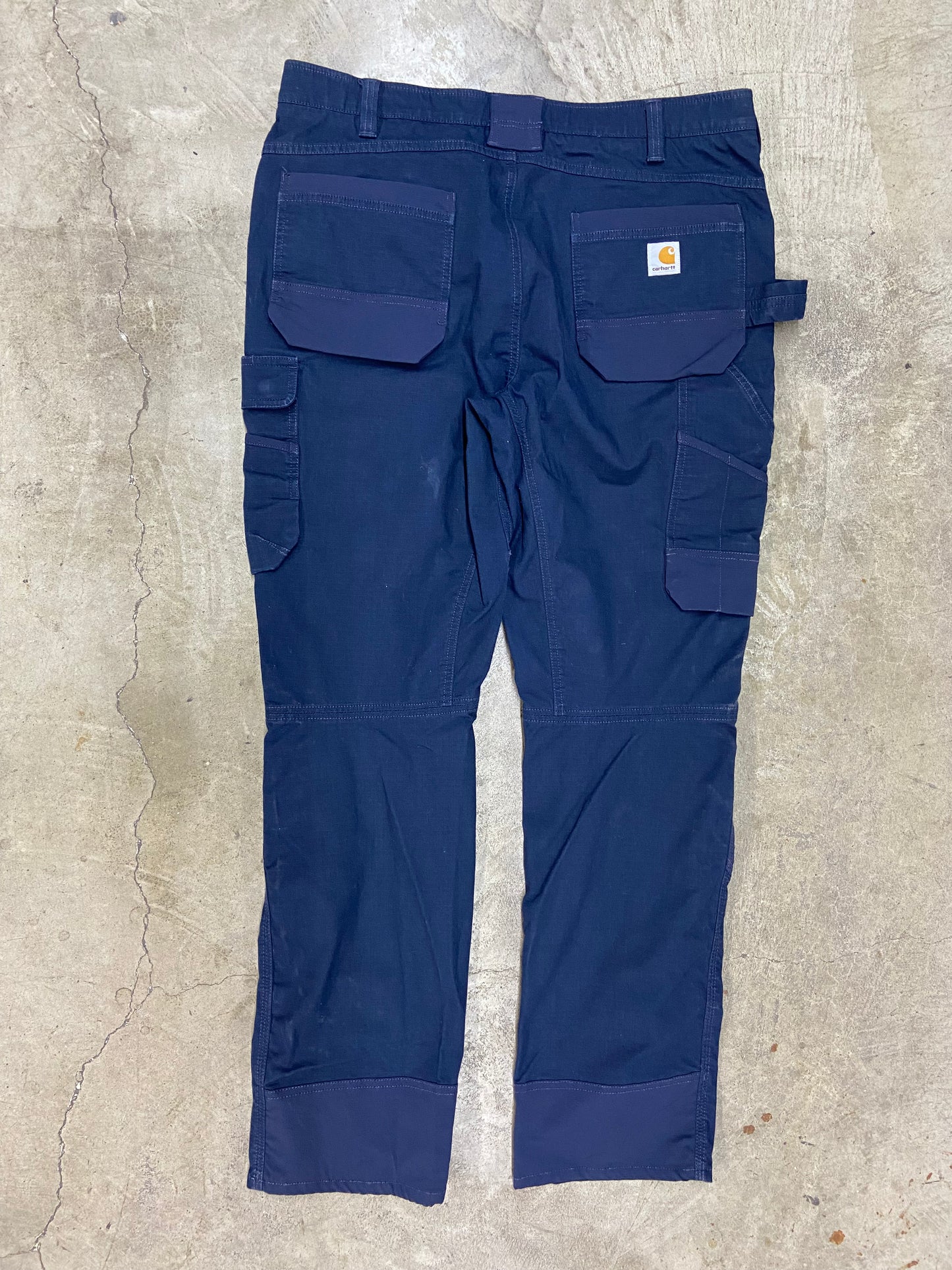 Carhartt Navy Utility Pants Sz 38x34