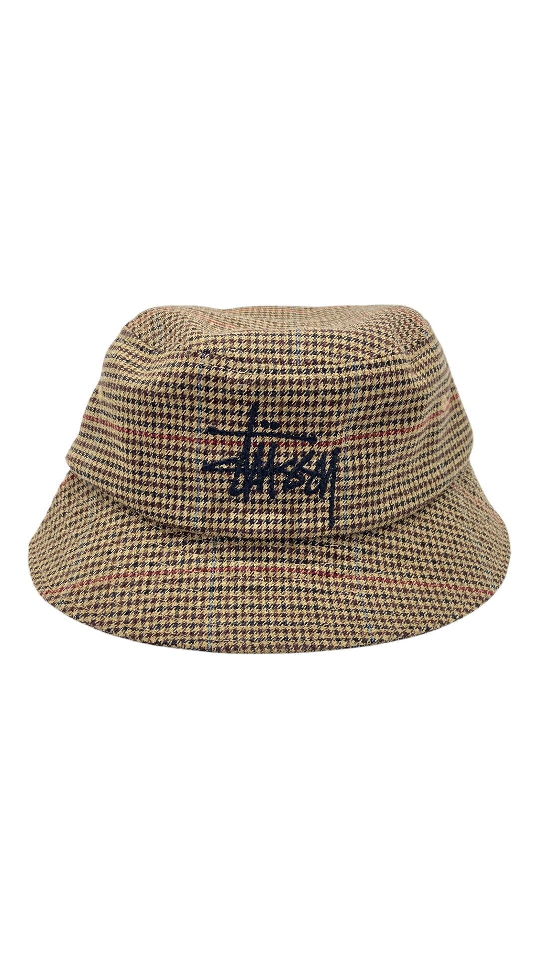 Stussy Tweed Logo Bucket Hat