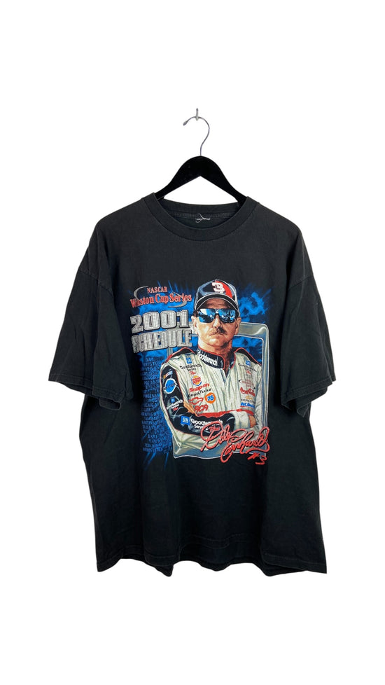 VTG Dale Earnhardt 2001 Schedule NASCAR Tee Sz XXL