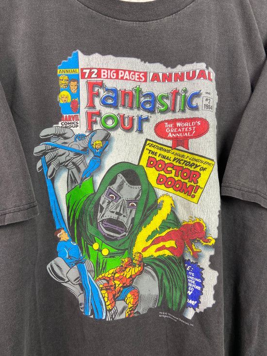 VTG 1999 Fantastic Four Doctor Doom Marvel Comics Tee-Shirt Men Sz XXL