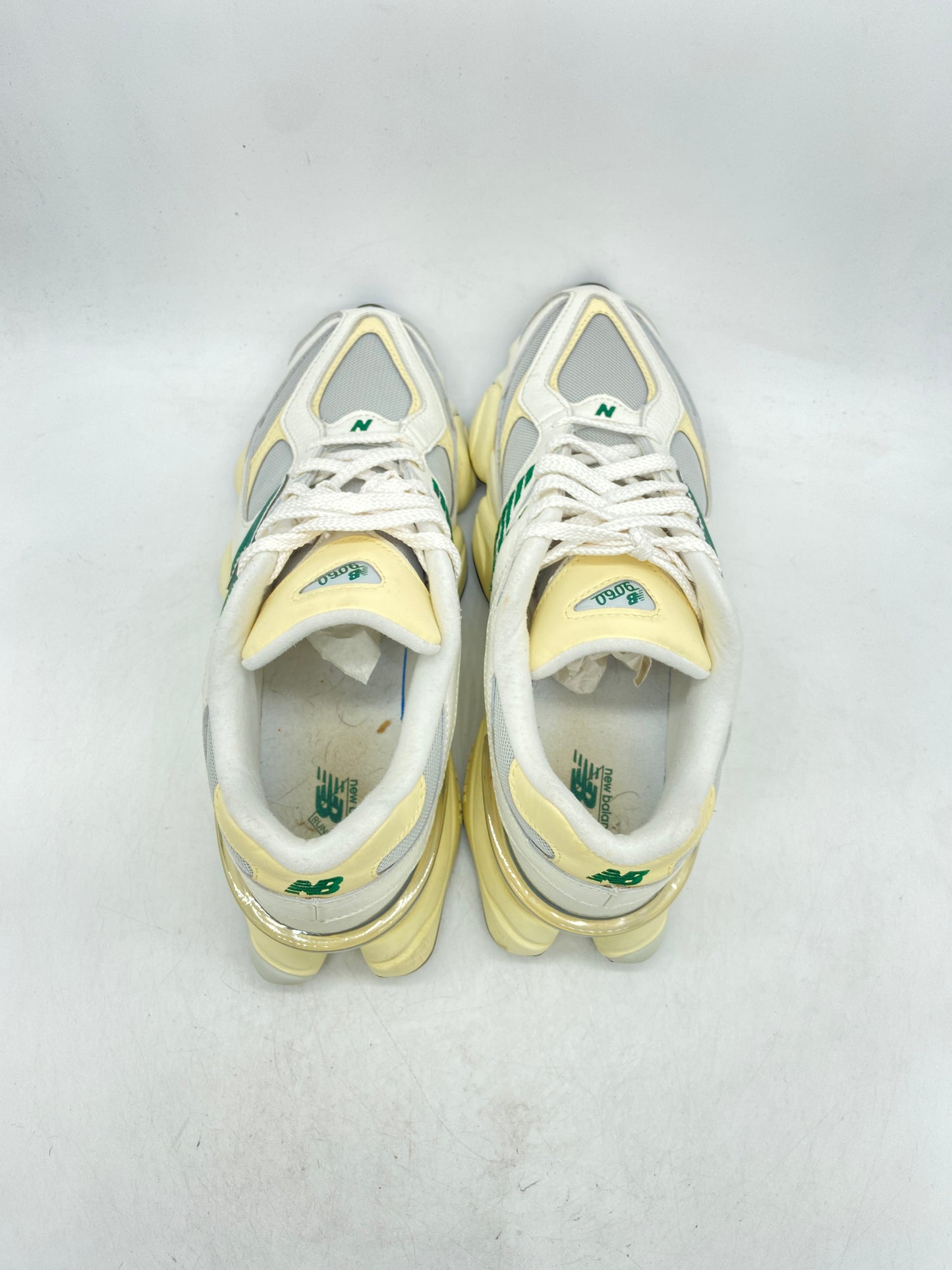 Preowned New Balance 9060 Sea Salt Yellow Sz 10.5M/12W  U9060ESE