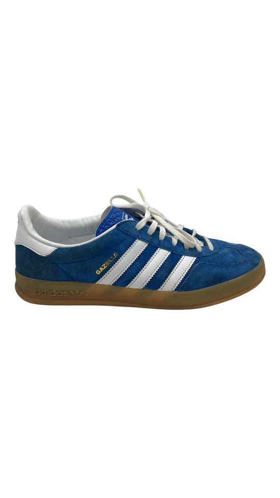 Preowned Adidas Gazelle Indoor Blue Bird Gum Sz 9.5M/11W H06260