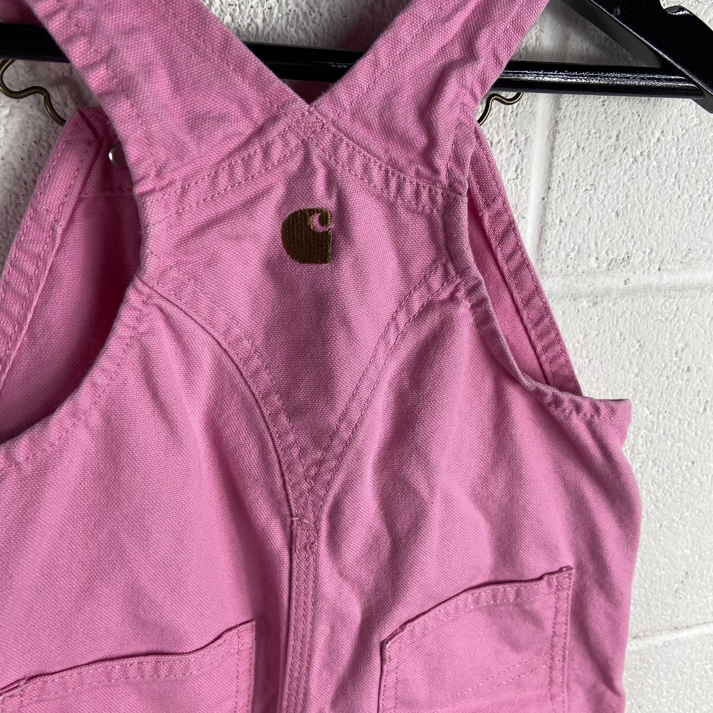 Baby Pink Carhartt Overalls Sz 18M