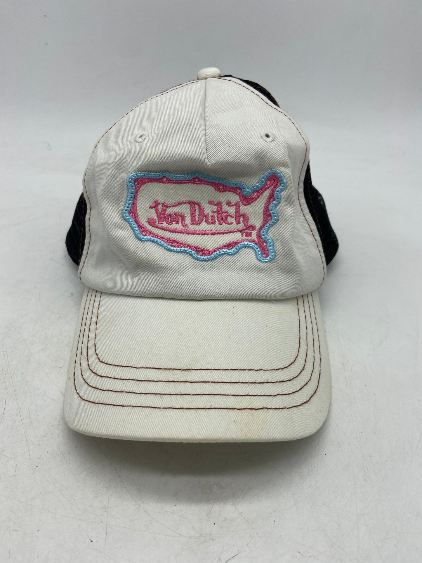 Y2K Von Dutch Cotton Candy Trucker Hat