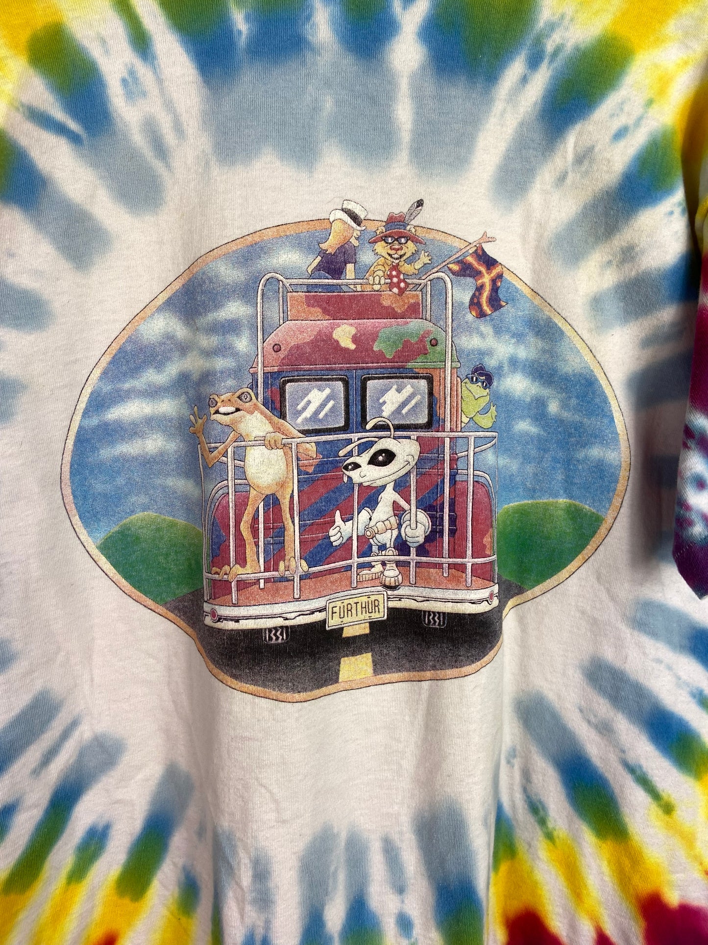 VTG Furthur Festival '96 Tye Dye Tee Sz XL