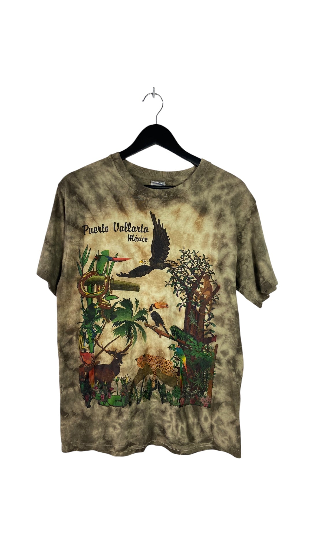 VTG Mexico Wildlife Shirt Sz L