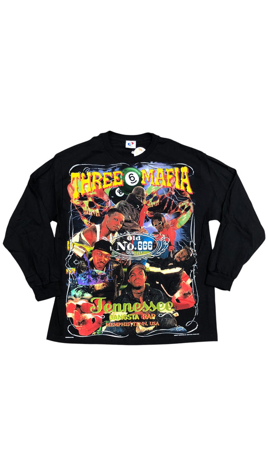 Backstock Co. Three Six Mafia 'Quality Tennessee Gangsta Rap' Rap L/S Tee Sz XL