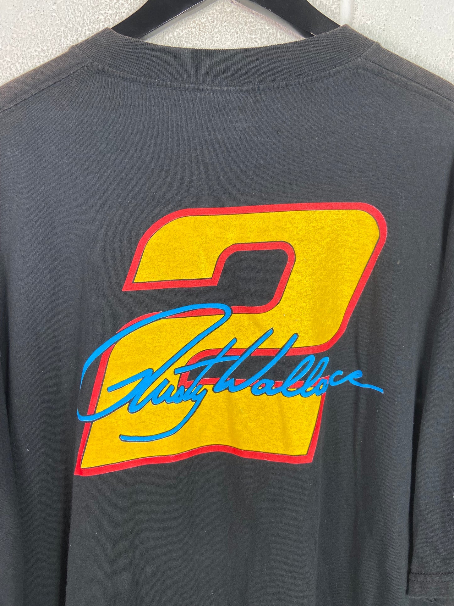 VTG Rusty Wallace 2 Hot to Clock NASCAR Tee Sz XXL