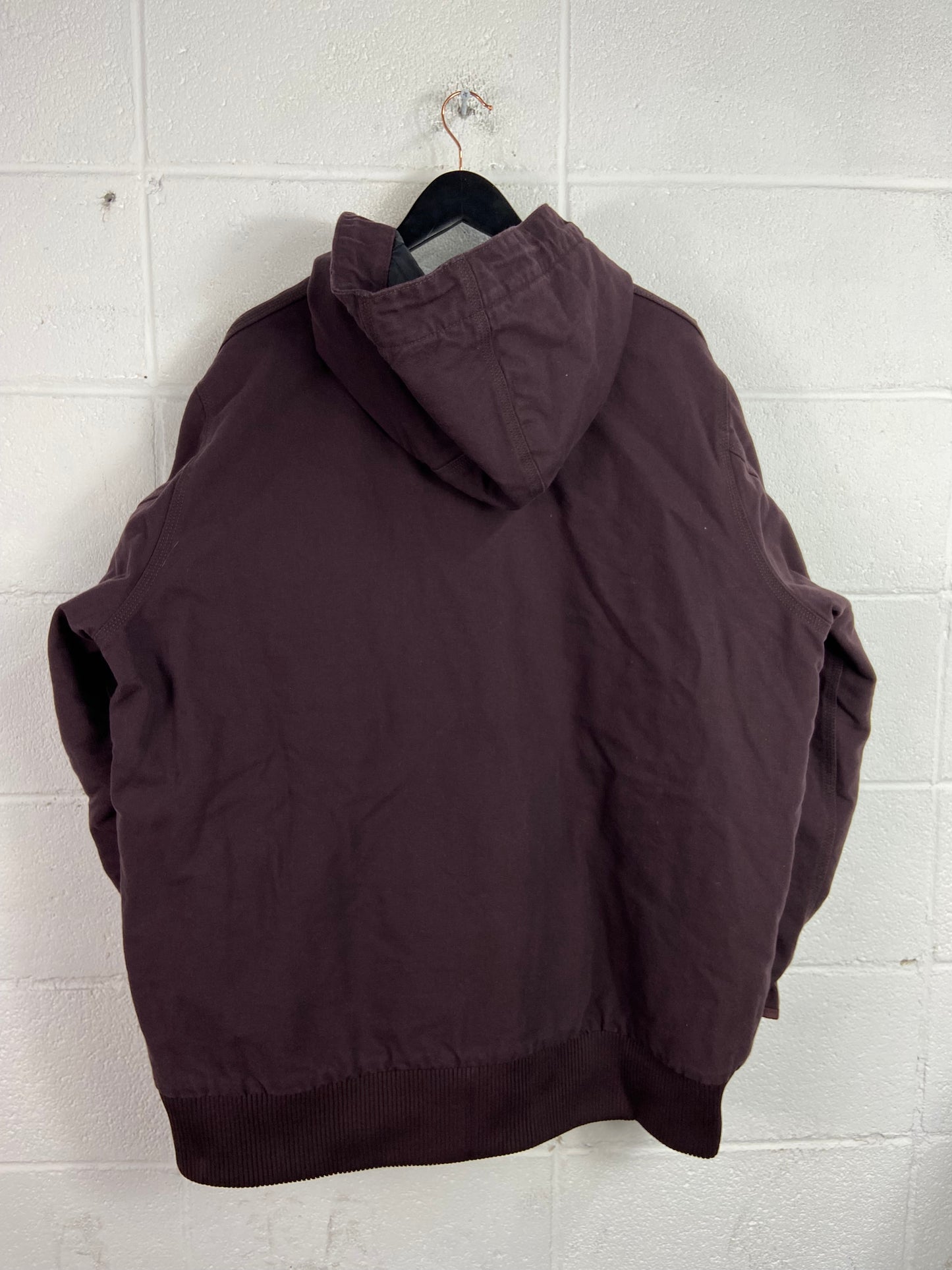 Carhartt Purple Hooded Jacket Sz XXL