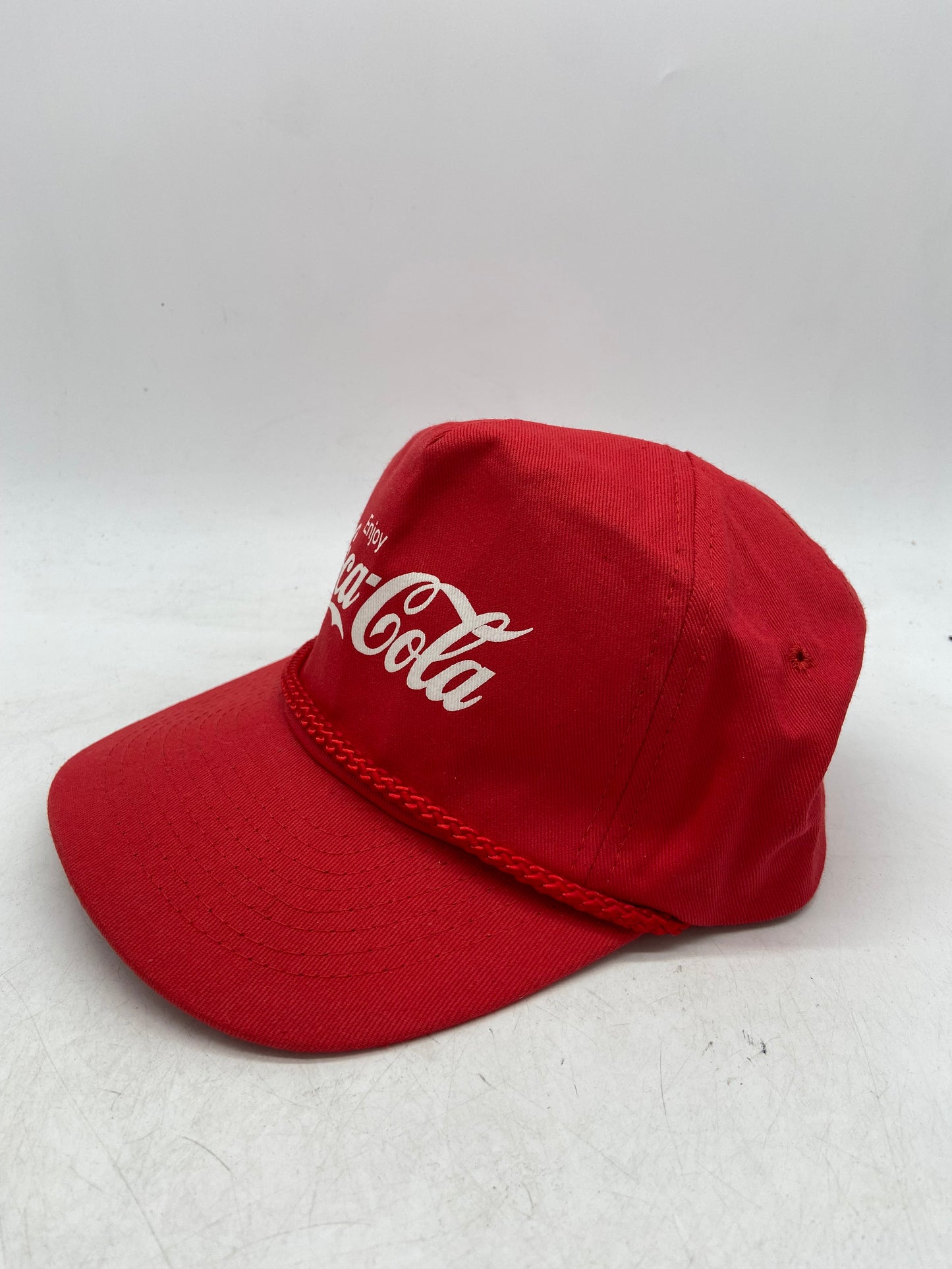 VTG Coca-Cola Logo Red Rope Hat