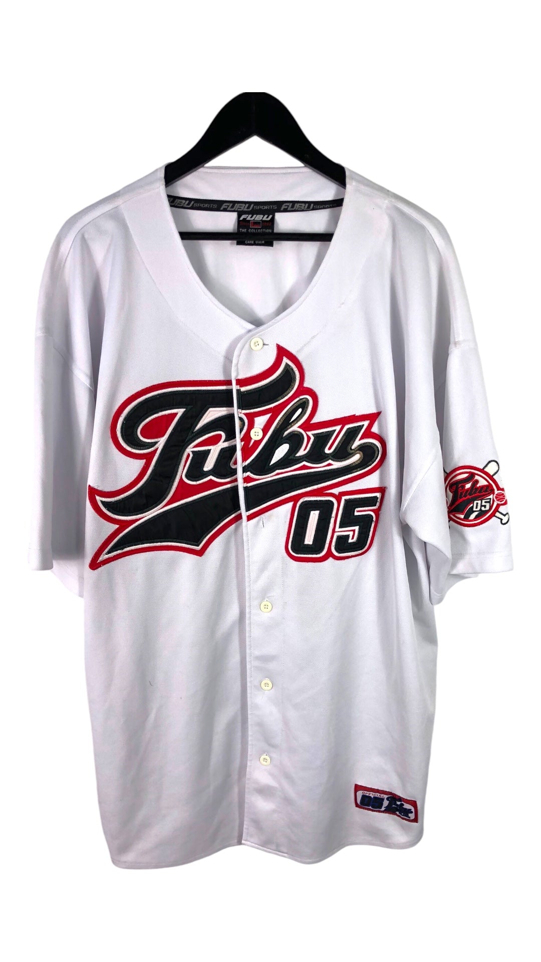 VTG Y2k Fubu The Collection Baseball Jersey Sz XL