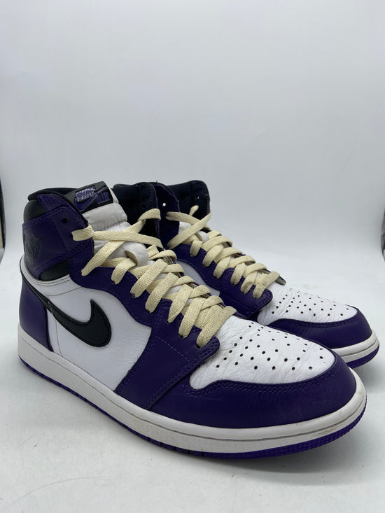 Preowned Jordan 1 Retro High Court Purple White Sz 11M/12.5W 555088-500