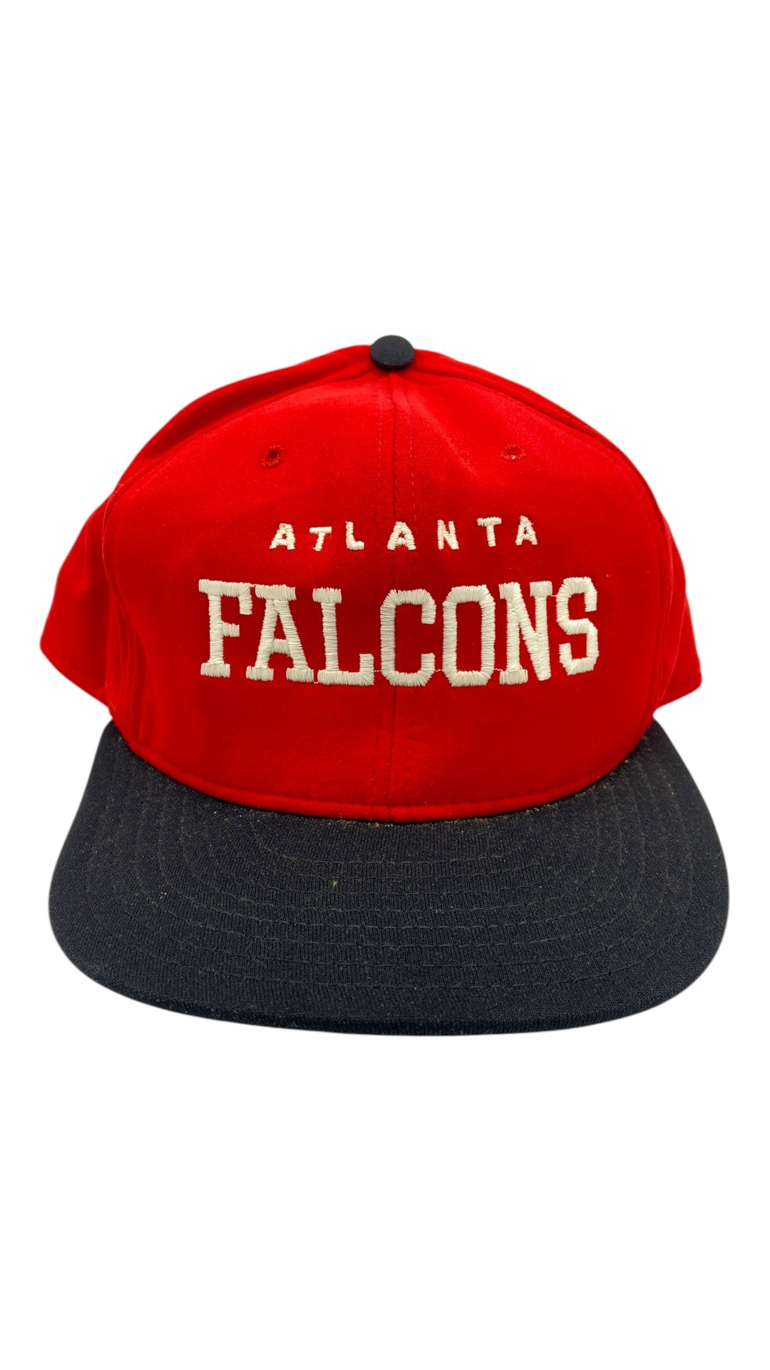 VTG Atlanta Falcons Spellout Red AJD Hat