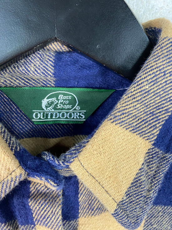 Bass Pro Shop Flannel Shirt Sz Med