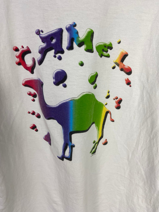 VTG Camel Rainbow Pocket Tee Sz XL