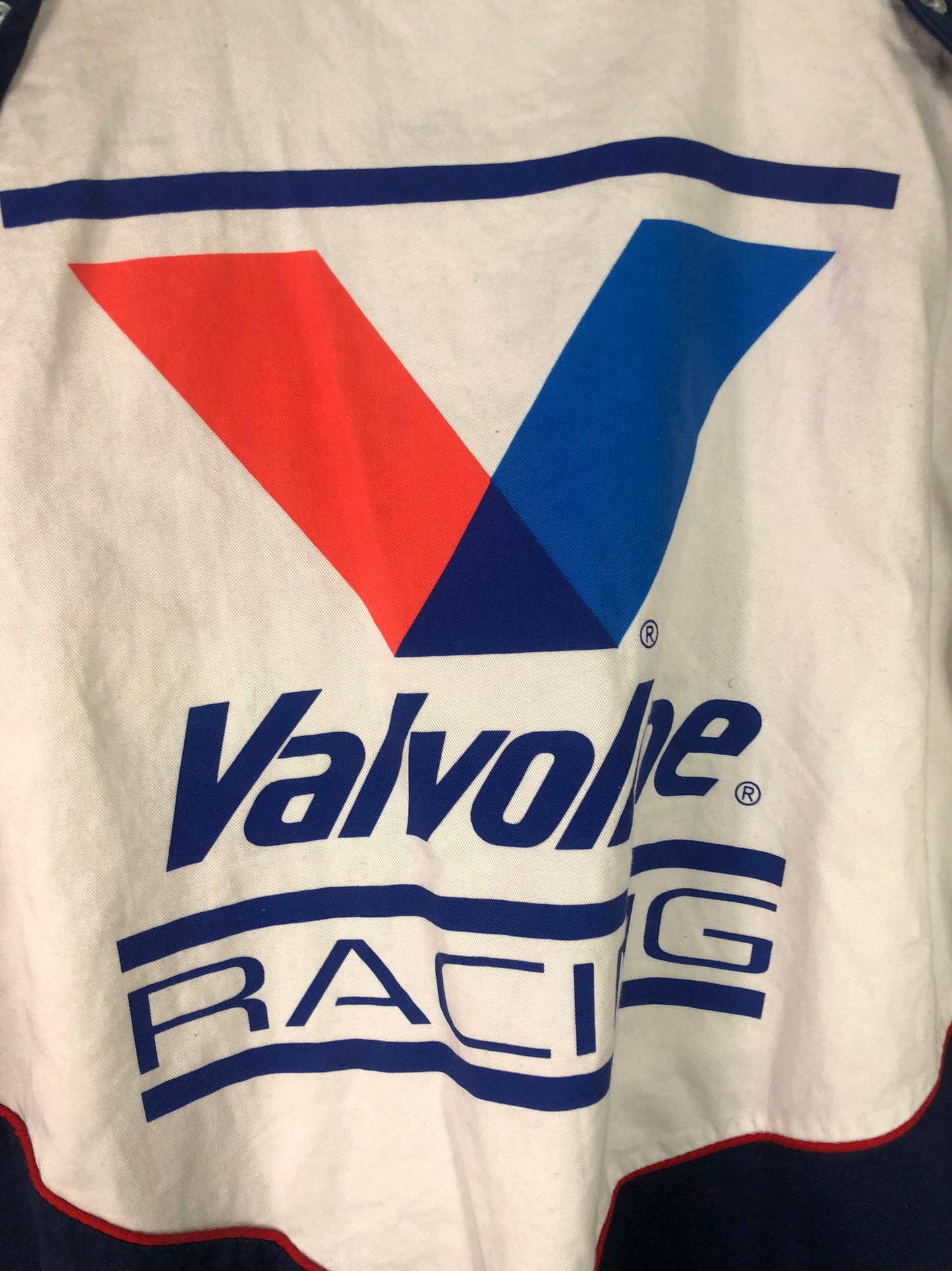 VTG Valvoline Racing Button Up Shirt Sz XL