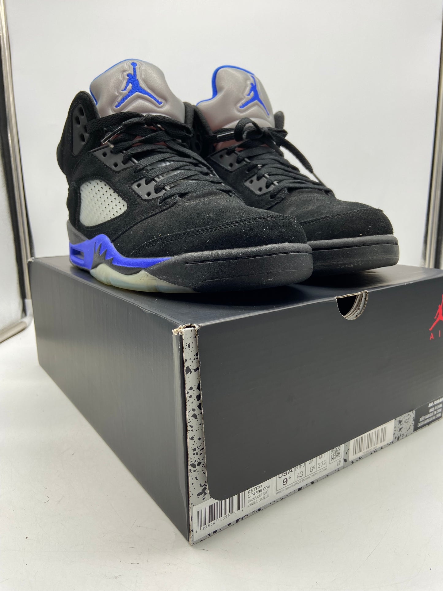 Preowned Jordan 5 Retro Racer Blue Sz 9.5M/11W