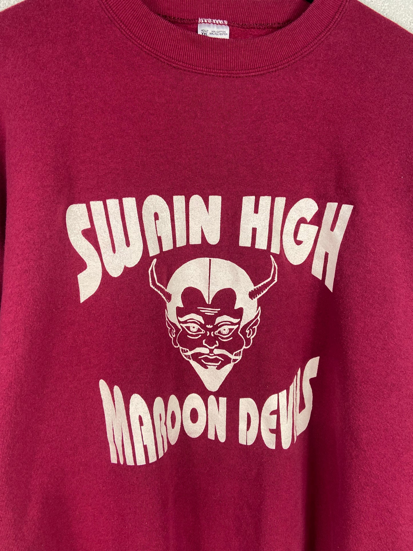 VTG Swain High Devils Sweatshirt Sz XL