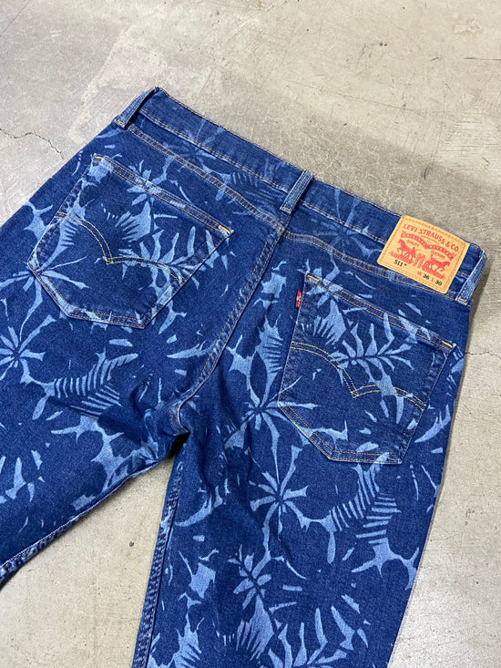 Preowned Levi's 511 Flora Pattern Jeans Sz36x30