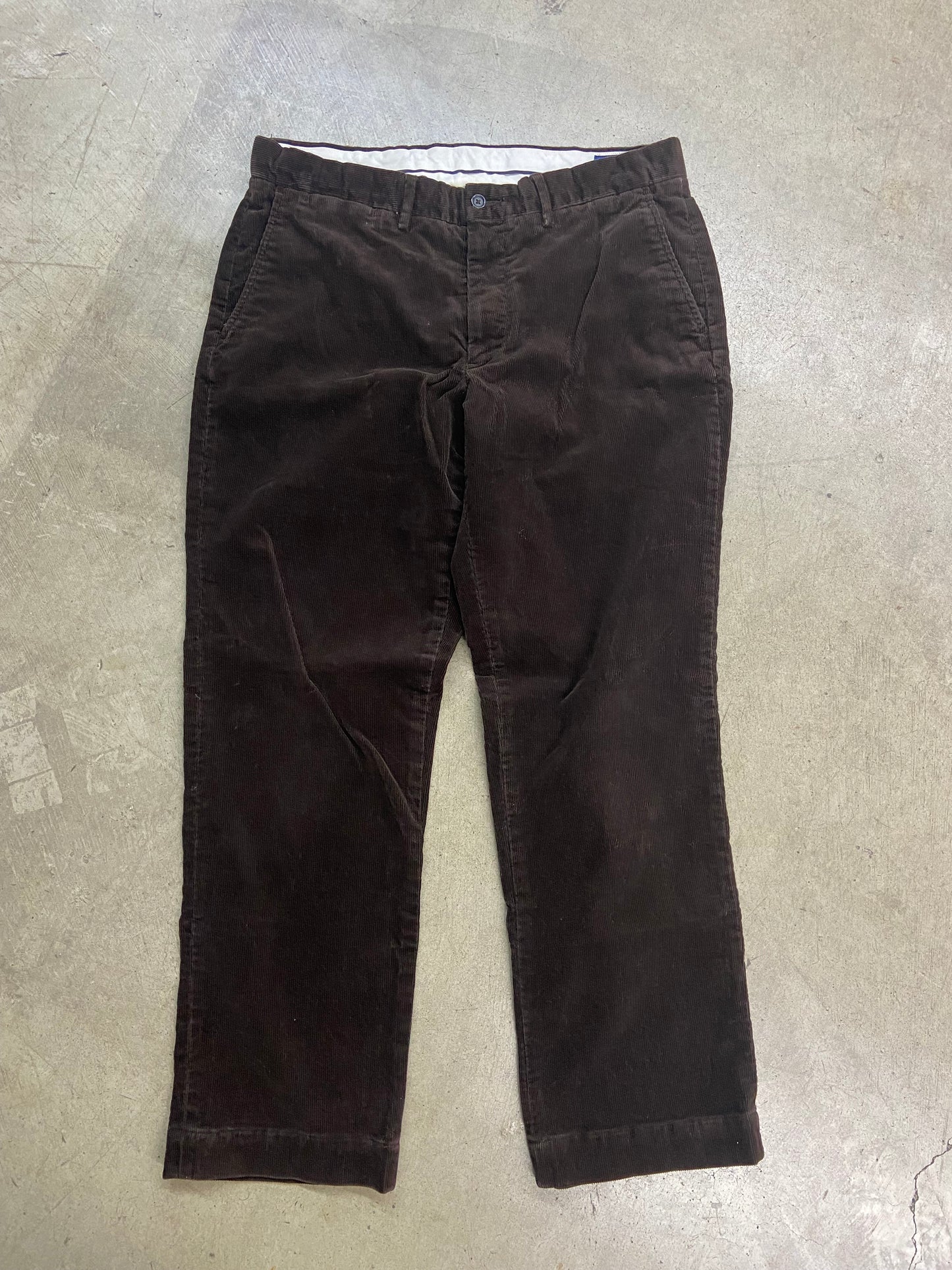 Polo Brown Corduroy Pants Sz 34x30