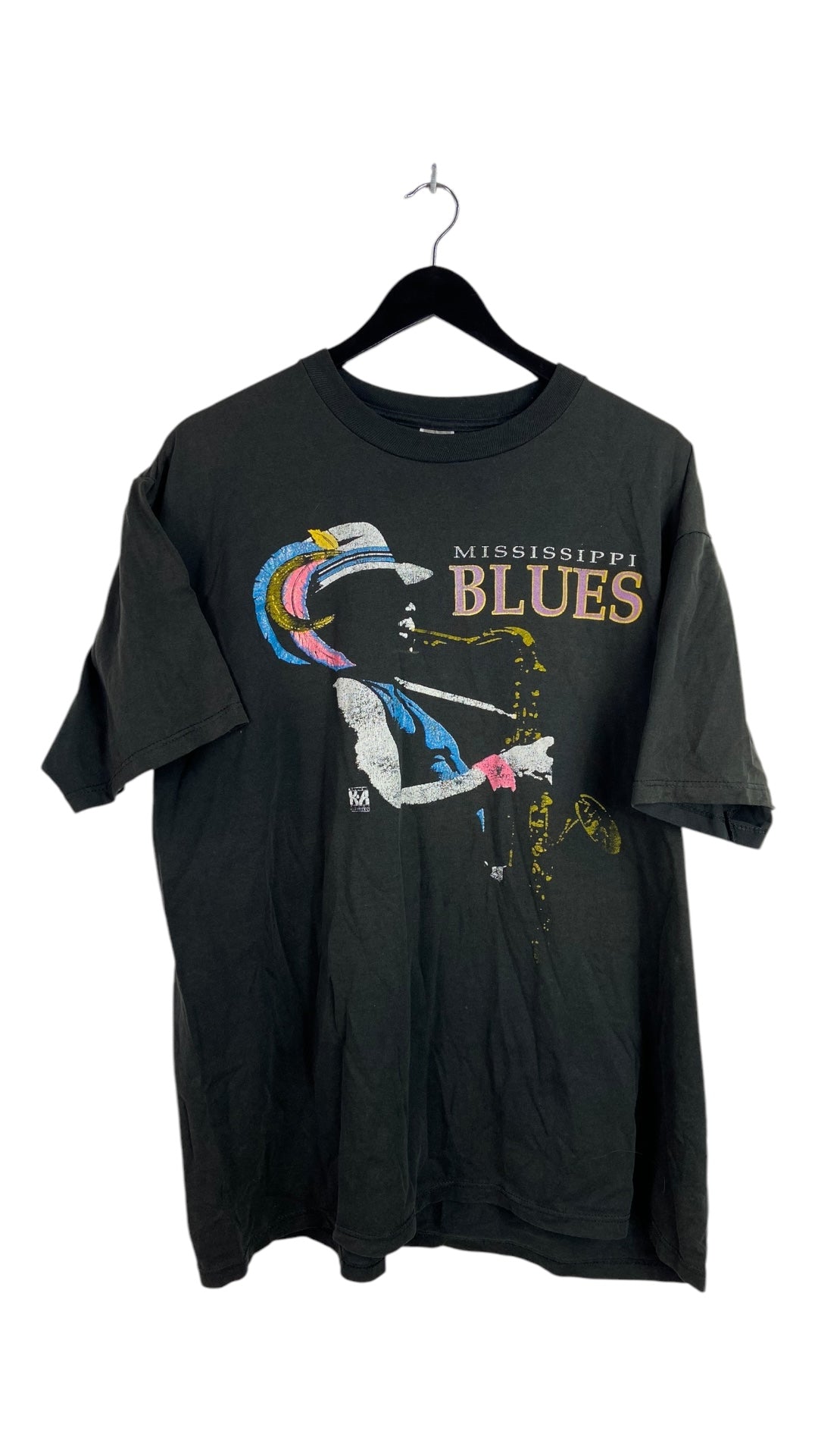 VTG Mississippi Blues Artistic Tee Sz XL