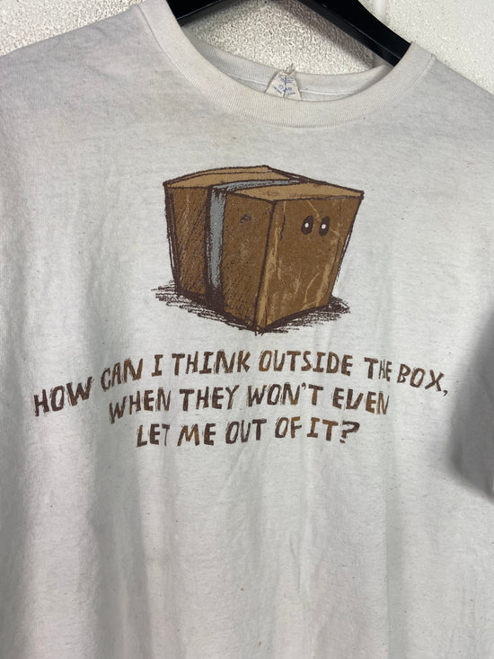 VTG Think Outside the Box Tee Sz XL