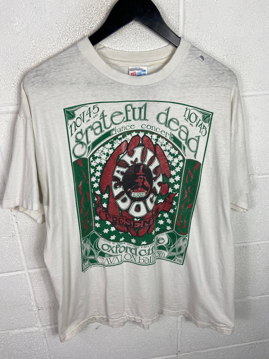 Load image into Gallery viewer, VTG Grateful Dead Dance Concert Family Dog Tee Sz XL
