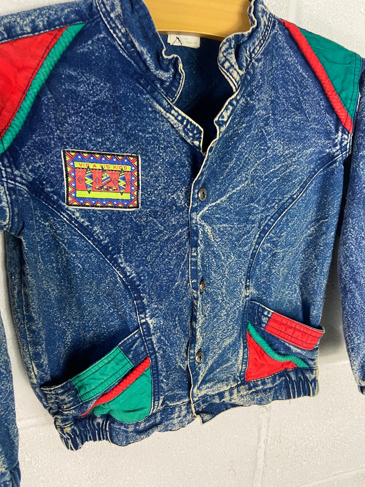 VTG Vis a Vis Toddler Denim Jacket Sz 5