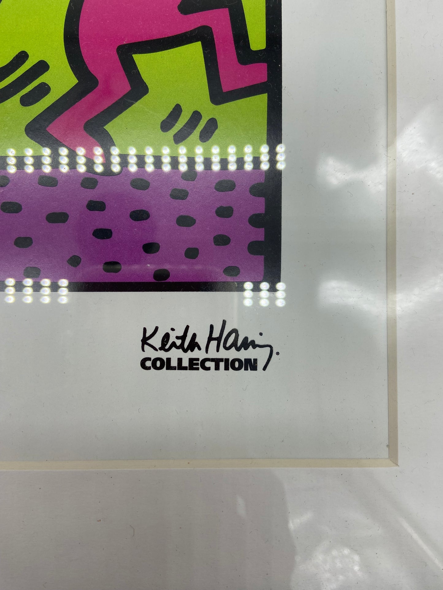 Keith Haring Collection Framed Print Sz 16"x20"