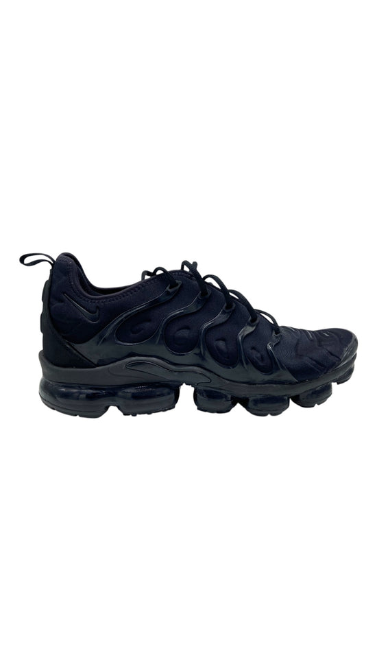 Preowned Nike Air VaporMax Plus Triple Black Men's Running Shoes Sz 14M/15.5W