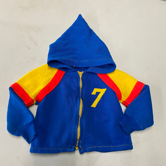 VTG Toddler 80s Primary Color Jacket Sz 2T