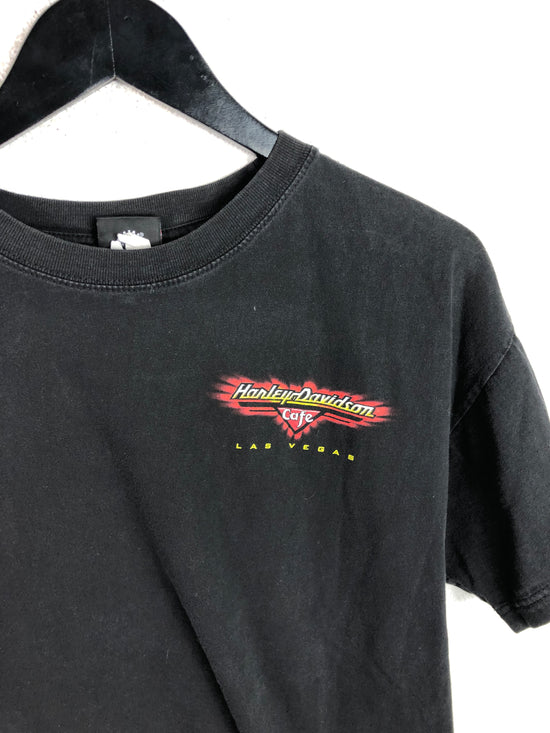 Harley Davidson Las Vegas Cafe Tee Sz Med