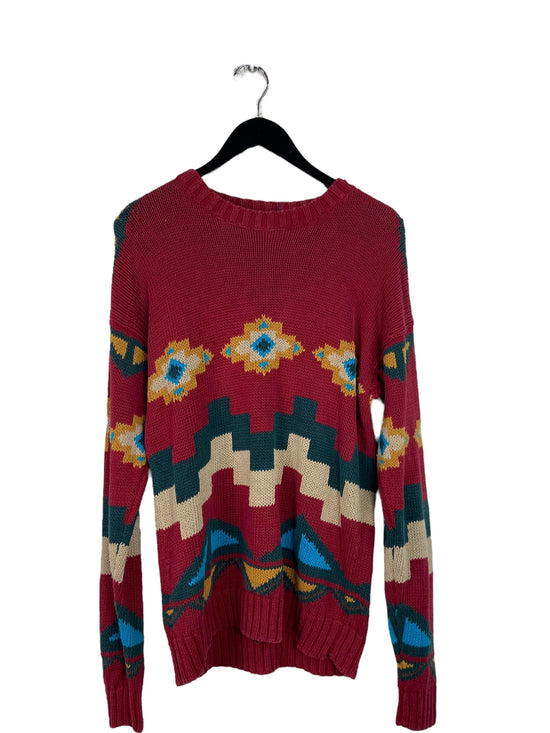 VTG Woolrich Aztec Sweater Sz XL