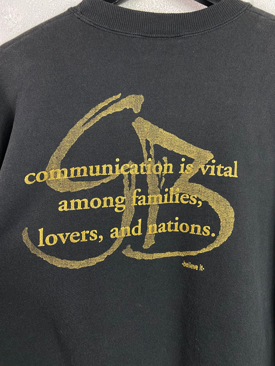 VTG Garth Brooks Communication Is Vital Crewneck Sz L